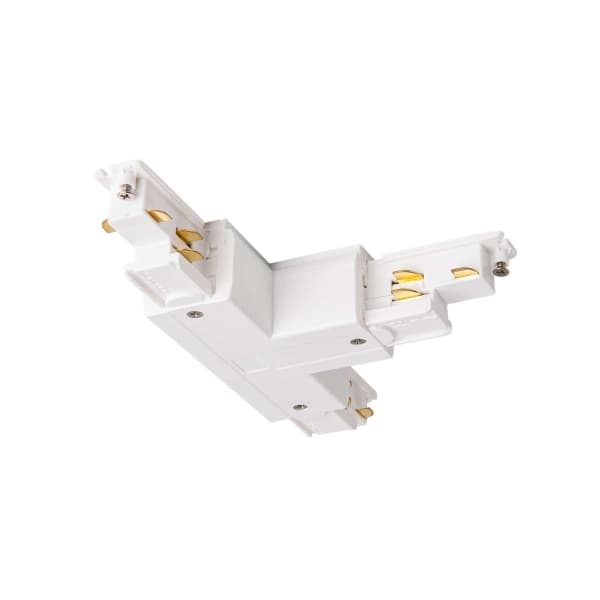 SLV S-TRACK, T-koppling, Vit, Polykarbonat, IP20, I, 220 - 240 V