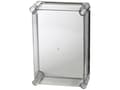 Pikkukuva 1 / 2: Fibox kansi, PC läpinäkyvä 3720556 Universalkabinet 280 x 190 x 80 Polykarbonat Gråhvid (RAL 7035) 1 stk