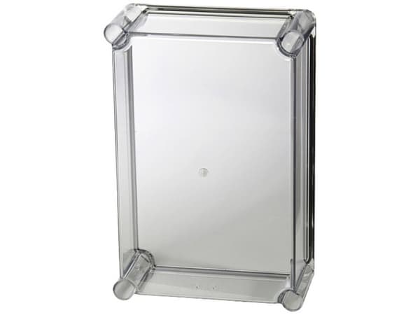 Fibox kansi, PC läpinäkyvä 3720556 Universalkabinet 280 x 190 x 80 Polykarbonat Gråhvid (RAL 7035) 1 stk