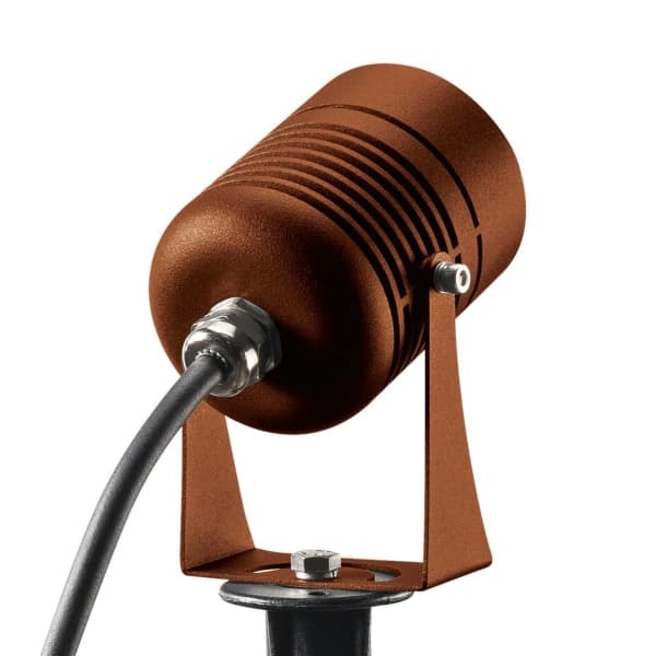 SLV LED SPIKE, Maavalaistus ulkokäyttöön, Ruosteenvärinen, Alumiini, IP55, Katu, I