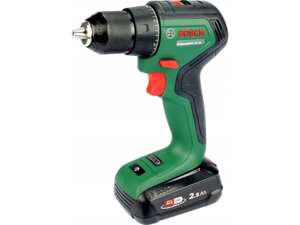 Bosch UniversalDrill 18V-60 - Drill/driver - trådløs - 2 hastigheter - nøkkelfri borhylse 13 mm - 60 N·m - 18 V