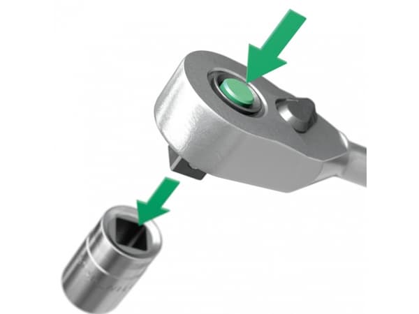 STAHLWILLE 512SG-QR N, Rostfritt stål, 1/2", 654 g