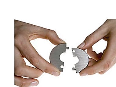 12mm rustfri roset - Click-One-Two