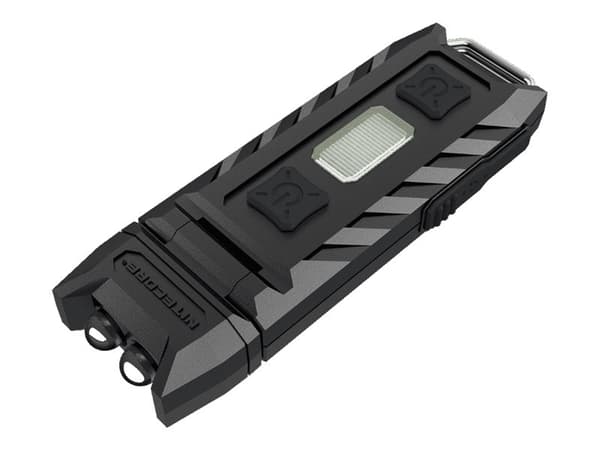 Nitecore THUMB, Käsikokoinen taskulamppu, Musta, Painikkeet, CE, LED, 2 lamppua musta