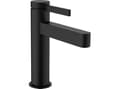 Miniatyrbilde 2 av 3: hansGrohe Finoris 1-grebs håndvaskarmatur 110 med push-open bundventil mat sort