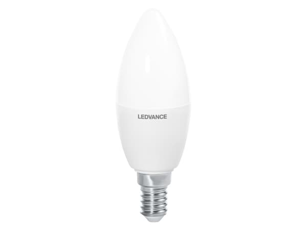 LEDVANCE SUN@Home - LED-glödlampa - E14 - 4.9 W (motsvarande 25 W) - klass G - tonbar vit - 2200-5000 K - vit