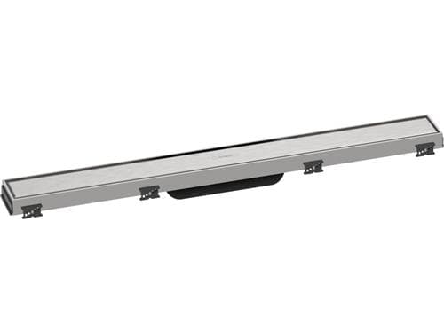 hansgrohe RainDrain Match skyddssats för duschkabin 700 mm med höj- och sänkbar ram borstad rost
