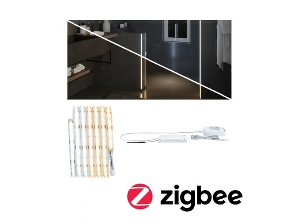 Paulmann Full-Line COB Slim, Universell belysningslist, Atmosfär, inomhus, Vit, Plast, IP44
