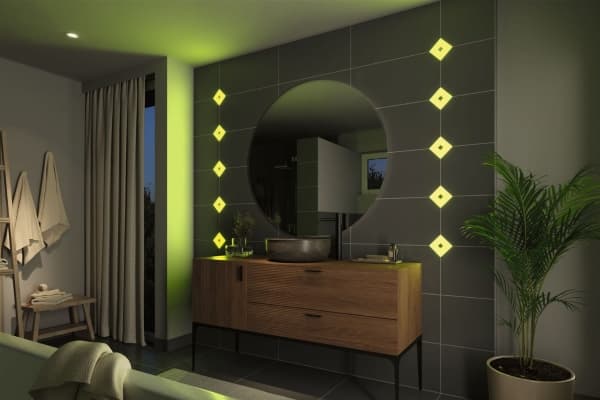 Paulmann 784.14, Älyseinävalo, Valkoinen, ZigBee, LED, 2700 K, 12 lm