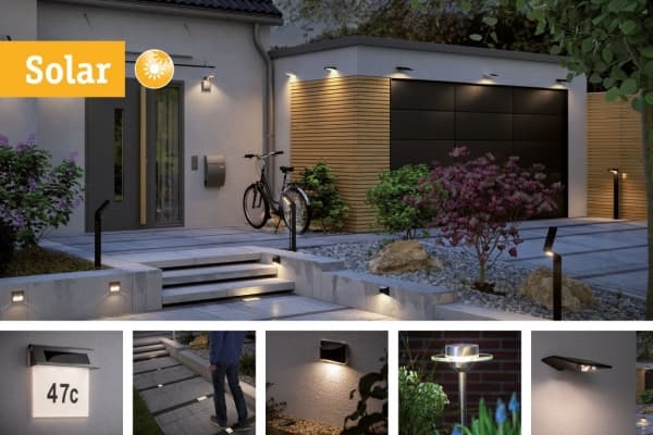 Paulmann 788.96, Universale lysstriper, Ambience, Utendørs, Sort, Plast, IP44