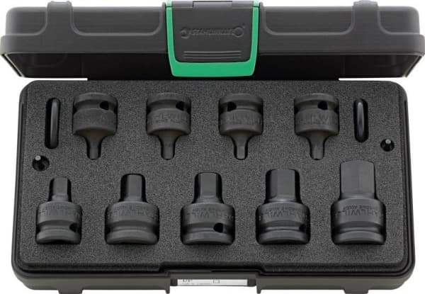 Stahlwille 54IMP/9 KN Topnyckelsats Metrisk 1/2 (12,5 mm) 13 delar 96231501