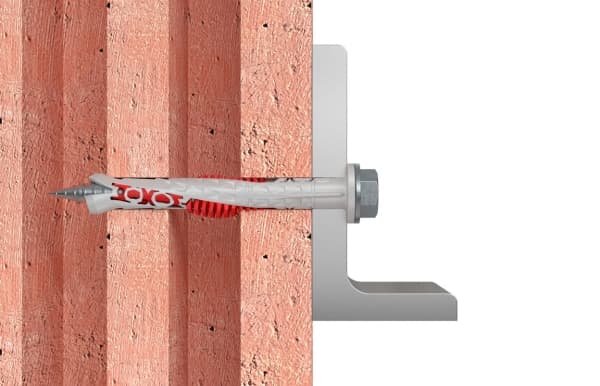 Fischer 562154, Expansionsankare, Betong, Gipsblock, Murverk, Nylon, Grå, Förzinkat stål, Torx