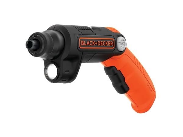 Black & Decker BDCSFL20C-QW, Elektrisk skrutrekker, Pistol/rett håndtak, Sort, Oransje, 5,5 Nm, Batteri, 3,6 V
