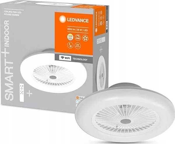 LEDVANCE 4058075572553 SMART WIFI KATTOTUULETIN LED-kattovalaisin Energialuokka: E (A - G) 74 W Valkoinen