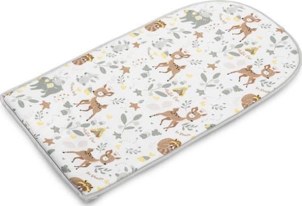 Sensillo COOKON VELVET 80x45 FOREST ADVENTURE VALKOINEN/8816