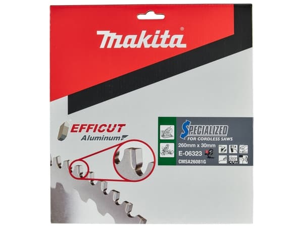 Makita E-06323, Klippskiva, Nedsänkt i mitten, Makita, 1,85 mm, Metallisk, Gjuten aluminium