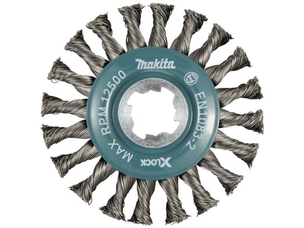 Makita D-73405, Kuppiharja, Sisäänpainettu keskiosa, 11,5 cm, 12500 RPM