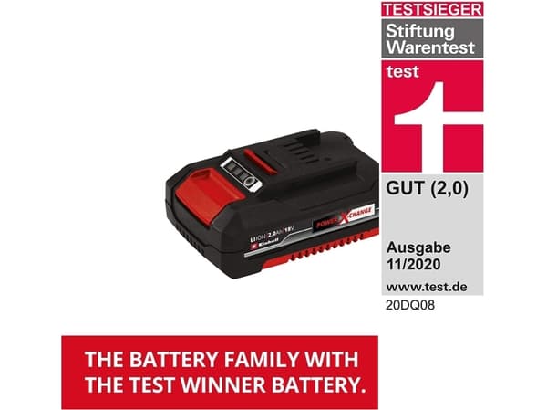 Einhell 4513995, Skrutrekker, 18 V, Lithium-Ion (Li-Ion), 165 mm, 75 mm, 230 mm
