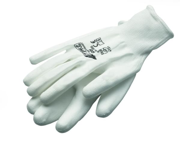 Cimco 141281, Verkstedhansker, Hvit, M, Voksen, Unisex, 2 stykker