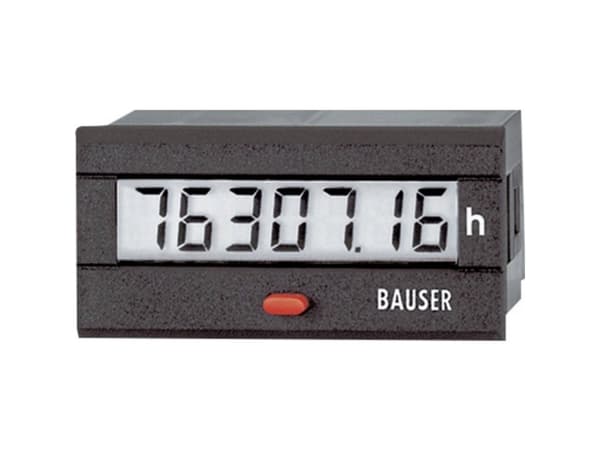 Bauser 3840/008.2.1.7.1.1.2-003 Digital timer - Twin technology typ 3840 drifttimer med impulsräknare (HG)