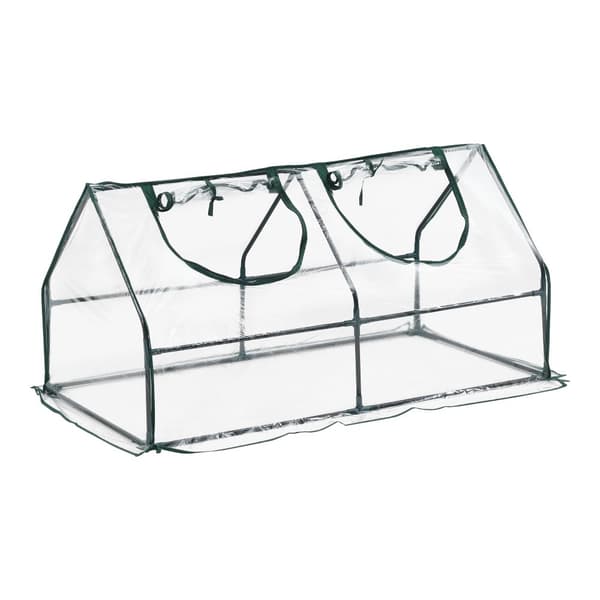 Växthus Laubach 120x60x60 cm [en.casa]