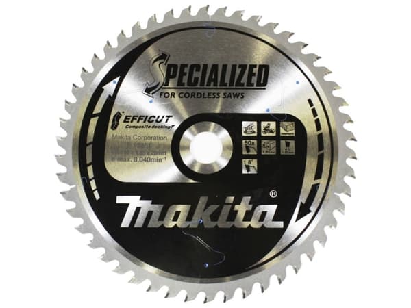 Makita E-12251, Muovi, Puu, 19 cm, 2 cm, 8040 RPM, 1,85 mm, Makita