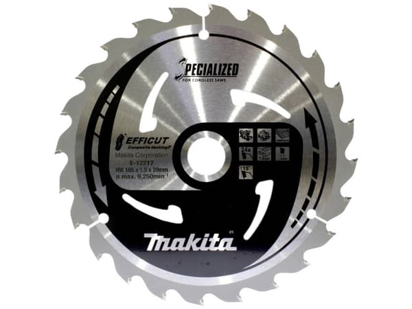 Makita E-12217, Plast, 16,5 cm, 2 cm, 9250 RPM, 1,5 mm, Makita