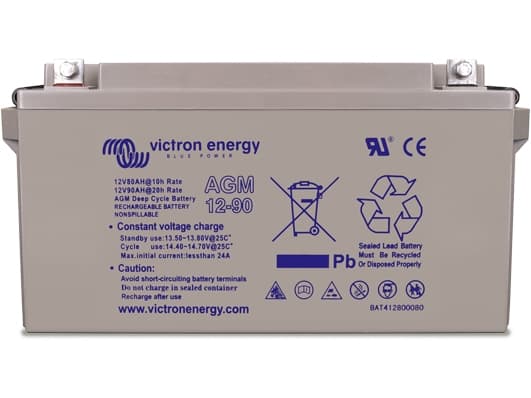 Victron Energy BAT412101084, Laddningsbart batteri, 12 V, 110000 mAh, 171 mm, 220 mm, 330 mm