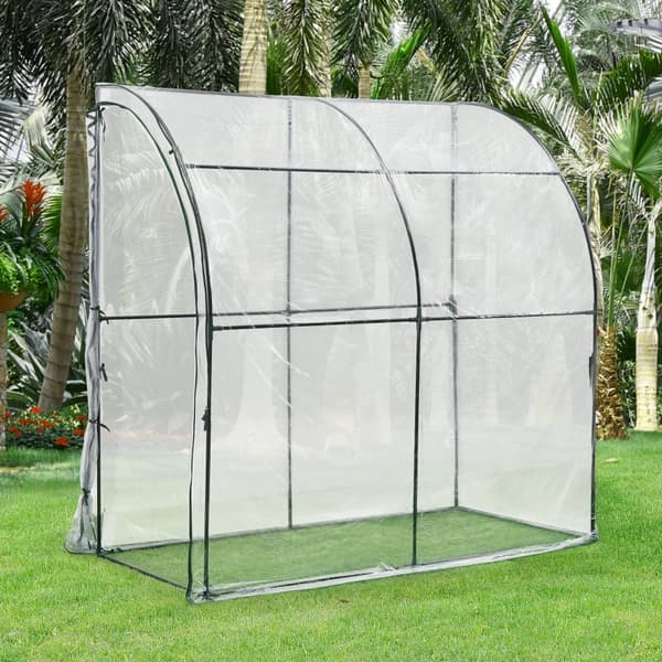 Växthus Juta 100x200x215 cm [en.casa]