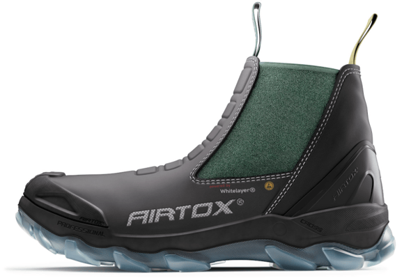 Airtox GLC sik.støvle str. 44 - Whitelayer sømværn, G-force air sål, ergo alu tåkappe