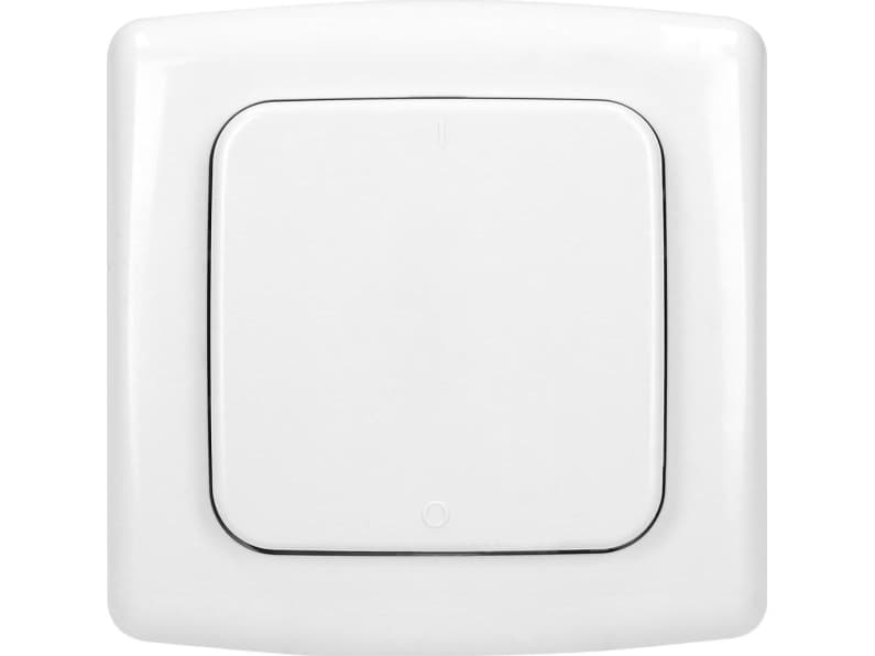 Single wall switch for remote control of sockets and sockets, with radio transmitter, ORNO Smart Home