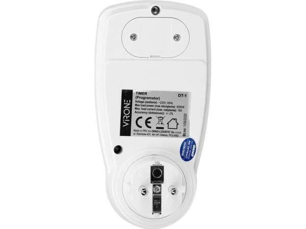 Orno Elektronisk timer DT-1 med LCD-display