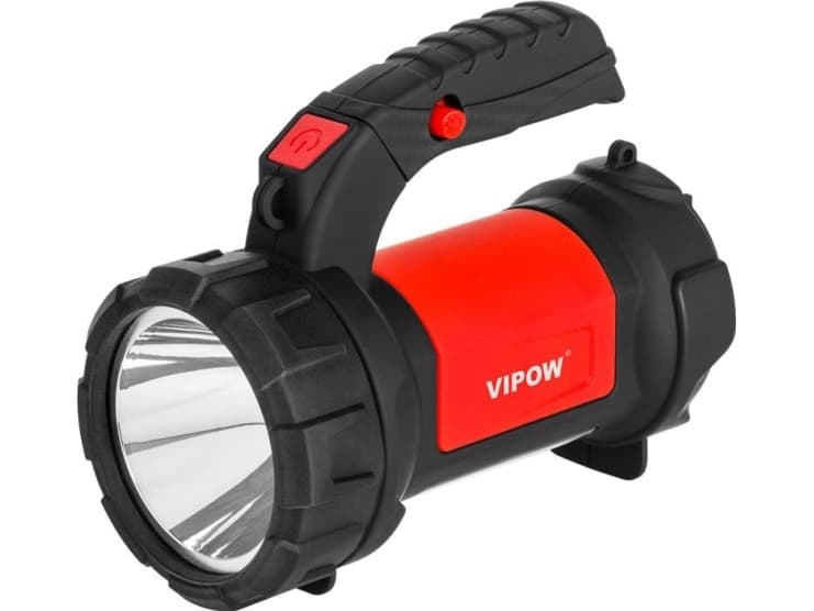 Vipow flashlight URZ0912 searchlight flashlight up to 100 m + battery