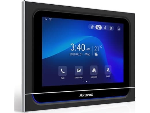 Akuvox Indoor-Station X933S, Touch Screen, Android, juodas