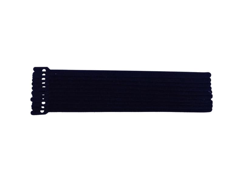 TRU COMPONENTS 801-330-Bag Kabelbinder för montering Kabelbinder för statisk slinga Svart 10 st