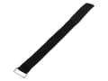Pikkukuva 1 / 2: Basetech 98001c376 Tarranauha valjailla Velcro staattinen silmukkaosa (P x L) 400 mm x 30 mm Musta 1 kpl