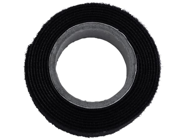 TRU COMPONENTS 910-330-Bag Burrebånd til samling Burrebånd statisk loop del (L x B) 1000 mm x 20 mm Sort 1 m