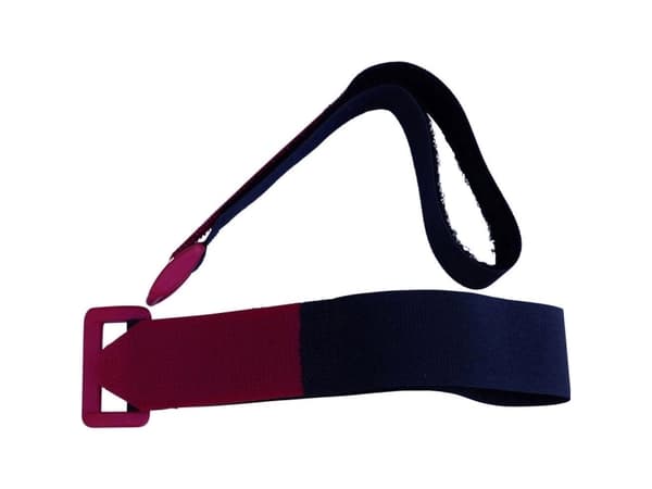 TRU COMPONENTS 688-330-Bag Burrebånd med sele Burrebånd statisk loop del (L x B) 300 mm x 25 mm Sort, Rød 2 stk