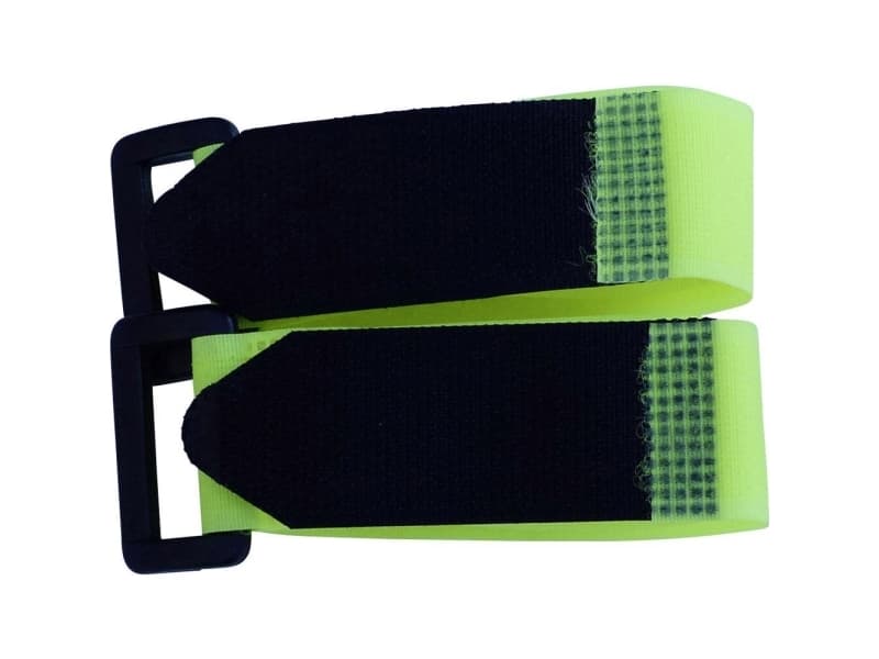 TRU COMPONENTS 688-777-Bag Burrebånd med sele Burrebånd statisk loop del (L x B) 300 mm x 25 mm Gul 2 stk
