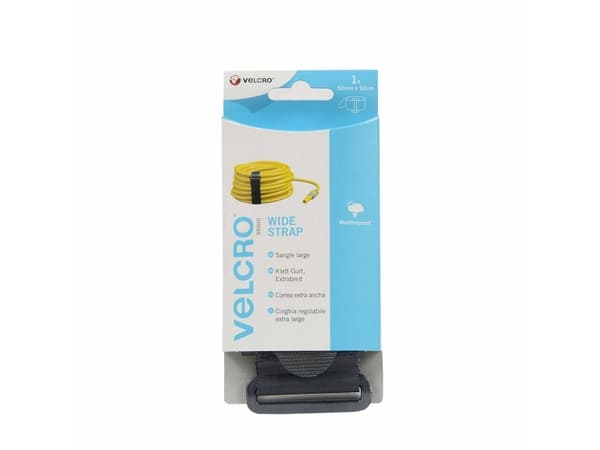 Velcro VEL-EC60329, Musta, 50 mm, 920 mm, 1 kpl