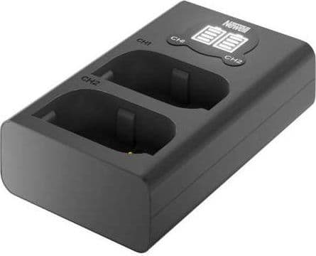 Newell DL-USB-C DMW-BLK22 kaksikanavainen laturi Panasonic LUMIX S5, GH5, G9,GH5S kameroille Newell DL-USB-C DMW-BLK22 kaksikanavainen laturi Panason