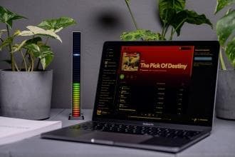 Redleaf RGB 40 LED equalizer - silver