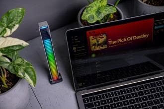 Redleaf RGB 40 LED equalizer - silver