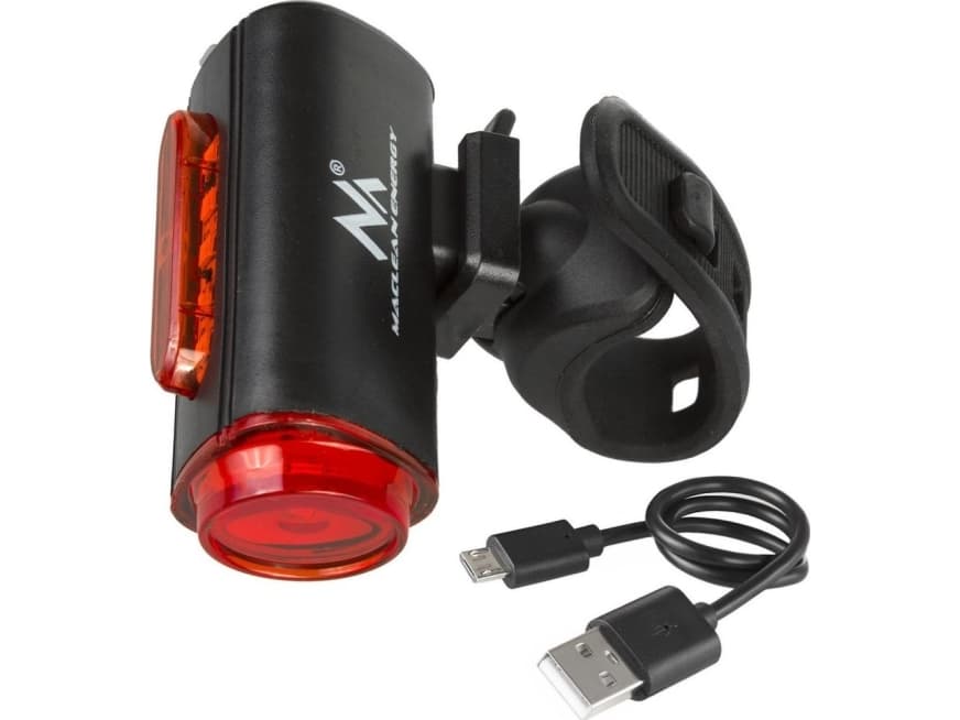 Maclean Rear LED bicycle lamp Maclean MCE317 with built-in battery, Li-Poly 3.7V 700mAh