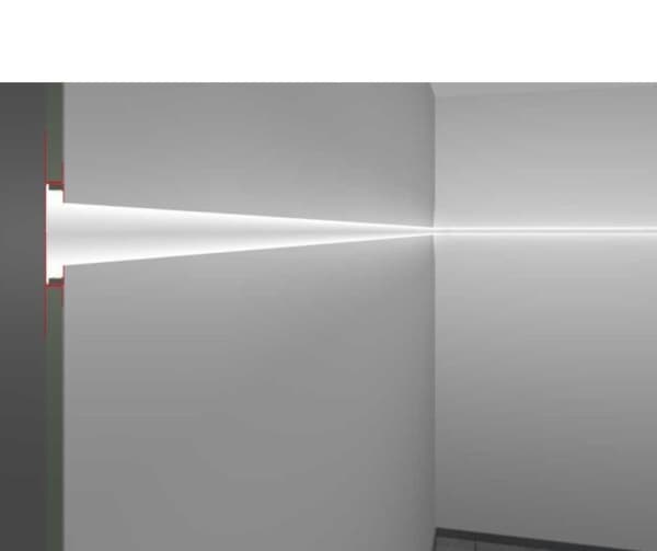 Synergy 21 LED-profiili 200cm Sinkkilevy TYPB40