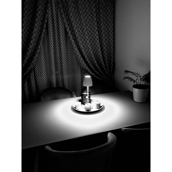 Megatron MT68051 TAVOLA LED-utomhusbordslampa 2 W Varmvit Vit, Antik