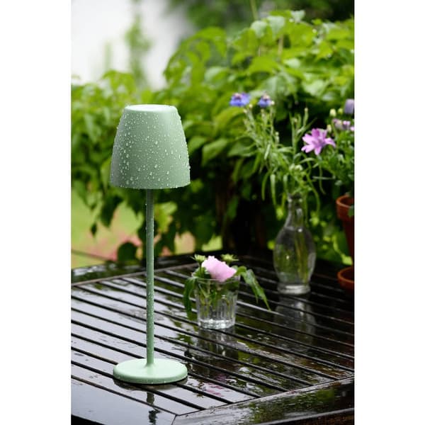 Megatron MT68052 TAVOLA LED-utomhusbordslampa 2 W Varmvit Salviagrön