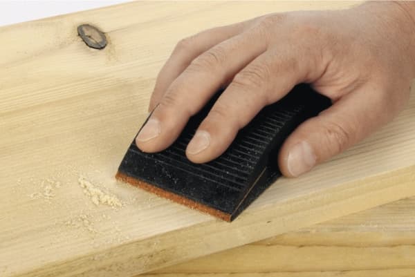 wolfcraft GmbH 4006885177208, Sandpapper, Sandpappersuppsättning för manuell slipning, P80, Metall, Trä, Orange, 115 mm