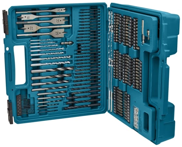 Makita E-11689, Sähkömonitoimityökalu, Poranteräsetti, Metalli, Kivi, Puu, 3 - 10 mm, 4 - 7.5 mm, 3x60, 4x75, 5x85, 6x100, 7x120, 8x120, 10x120, 8x30