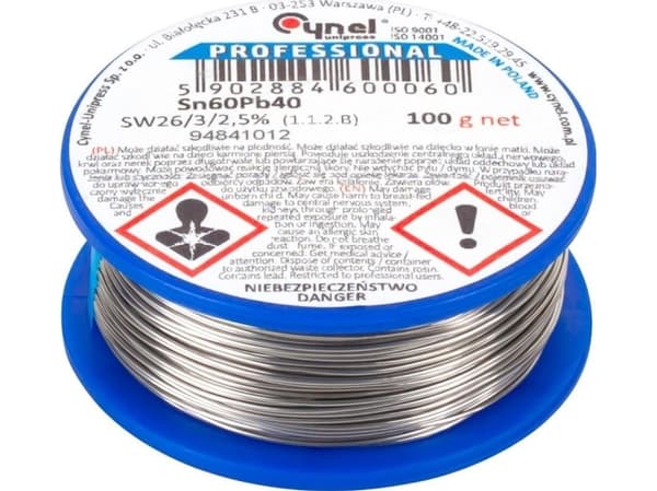 Cynel Cyna 0,38 mm/100 g Sn60Pb40 CYNEL